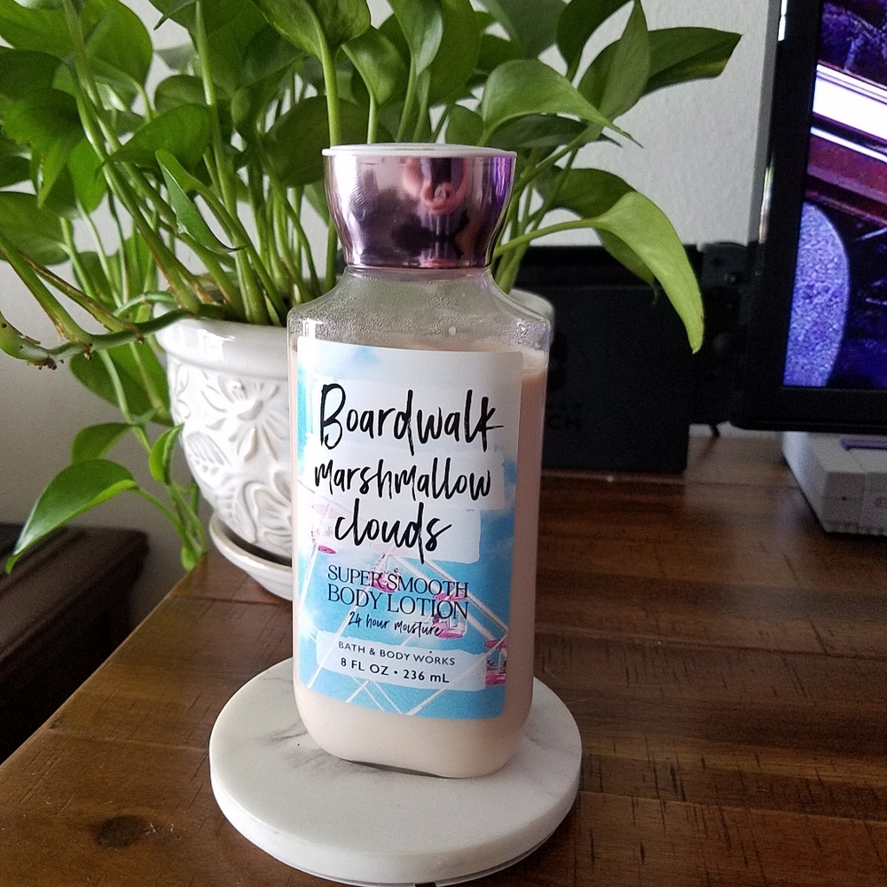 Like new body lotion Boardwalk Marshmallow Clouds
